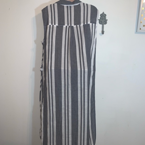 Topshop S Swim Cover Gray White - Picture 2 of 7